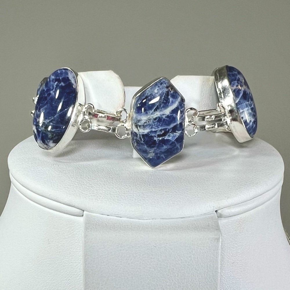 Sodalite 925 Gemstone Bracelet